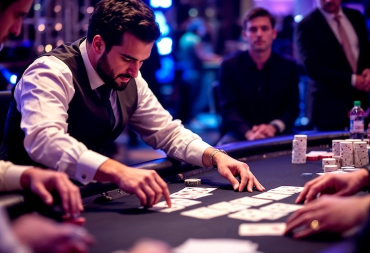Antarmuka aplikasi mobile sambarjp menampilkan tabel live-dealer dan menu sportsbook