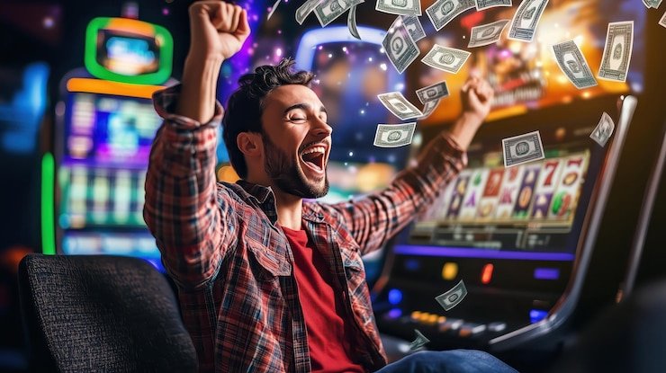 Antarmuka Virtual Sports sambarjp menampilkan pertandingan sepak bola simulasi dengan statistik pemain real-time